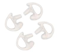 CIYODO Embouts d'oreille en Silicone Souple Transparents, Taille Moyenne, Lot de 2 Paires pour Oreillettes Radio Bidirectionnelles, Moule Auriculaire Confortable et Compatible Usage