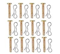 CIYODO Ensemble De 12 Goupilles de Cisaillement et Goupilles Fendues pour Souffleuse à Neige Accessoires de Rechange Compatibles Plupart des Modèles Installation Facile et Protection
