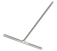 CIYODO Épandeur à Crêpes en Acier Inoxydable Petite Taille Spatule à Crêpes Forme de T Outil Professionnel pour Crêpière Accessoire Cuisine pour Cuisson Électrique et Poêle Grattoir