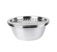 CIYODO Éplucheur De Légumes Efficace En Acier Inoxydable Râpe Trancheuse Outil De Lavage Du Riz Compact Pour La Maison Les Voyages Style Aléatoire