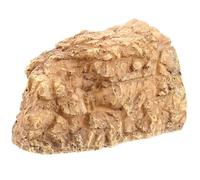 CIYODO esquiver la Grotte Reptile Terrarium Barbu Petit Enceinte Peaux de Gecko et grottes Peau de Poisson Plate-Forme pour Animaux de Compagnie cachette créative résine