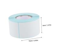 CIYODO Étiquettes Thermiques Autocollantes Papier Sensible Chaleur pour Impression de Codes Barres et Prix Adhésion Forte Surface Lisse Mate Étiquettes Rectangulaires pour Bureau et