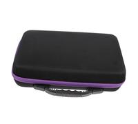 CIYODO Étui de Rangement pour Huiles Essentielles Bouteilles Portable Valise de Voyage Antichoc avec Fermeture Éclair Serrée et Protection Amortissante