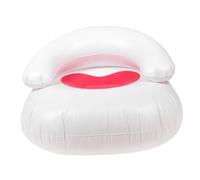 CIYODO Fauteuil Gonflable PVC avec Dossier Forme de Cœur Pliable et Confortable Chaise Paresseuse pour Chambre Ado et Salon Siège Appoint Robuste et Facile à