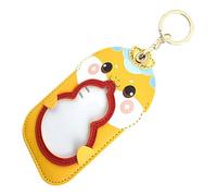 CIYODO Feng Shui Snake Keychain Holder Case with Dual Card Slots for Ids and Credit Cards Chinese Year Zodiac Animal Keyring Holder