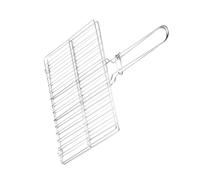 CIYODO Filet à Poisson Grillé en Acier Inoxydable Épaissi Petit Format pour Barbecue Extérieur, Pince Panier Grillade Portable, Outil Anti-brûlure Camping Cuisine en Plein Air