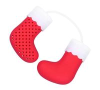 CIYODO Filtre à thé pour thé en vrac Infuseur de Noël Forme de Passoire à feuilles de thé professionnelle Légère et portable