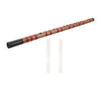 CIYODO Flûte Traditionnelle Instrument Facile à Apprendre et Portable en Bambou pour Débutants Membrane Protectrice Tonalité, Design Simple et Élégant pour Musiciens Amateurs