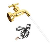 CIYODO Fontaine de Robinet Invisible Décorative Lumineuse Kit Complet avec Pompe LED pour Jardin et Cour Extérieure Installation Facile et Design Créatif