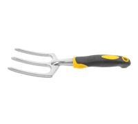 CIYODO Fourche de Jardin à Main Acier Inoxydable Râteau Petit Outil de Plantation Ergonomique pour Fleurs Légumes Bonsaï Travail Précis et Aération Rapide du Sol