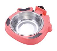 CIYODO Gamelle Pratique pour Animaux De Compagnie Distributeur Deau Et De Nourriture pour Chien Bol Suspendu Distributeur Deau pour Chiot Robuste Couleur Aléatoire