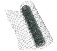 CIYODO Grillage pour Volaille Filets De Clôture Jardin 40 Cm x 200 Cm Fil De Fer Revêtement Vert Maille Hexagonale Protection Élevage