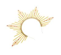 CIYODO Halo Crown Headband Headdress For Women Lightweight Goddess Hair Accessory For Engagements Beauty Pageants And Parties