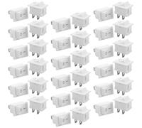 CIYODO Interrupteur à Bascule en Plastique Blanc Forme Bateau 2 Positions 2 Broches pour Balance Électronique et Distributeur D'eau 50 Pièces pour Achats en Gros