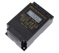 CIYODO Interrupteur Minuterie Facile à Manipuler Micro-ordinateur 220v 30a en Plastique Noir pour Contrôle du Temps Domestique