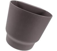 CIYODO Jardinière Suspendue Ronde Grise Petite pour Balcon, Pot de Fleurs résistant aux intempéries, décor de Balustrade intérieur et extérieur, Facile à accrocher et Gain de Place