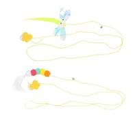 CIYODO Jouets Interactifs pour Chatière Suspendus pour Chats Corde Réglable Lot De 2 Jouets D'intérieur Chatons Et Chats Adultes