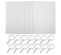 CIYODO Kit de Feuilles Thermorétractables en Plastique pour Garçon et Filles avec Porte-clés en Fer, Supporte L'expression Artistique et Favorise le Jeu Imaginatif