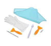 CIYODO Kit de Nettoyage Imprimante avec Filtre Résine Inox Gants Silicone Brosse Racloir et Cutter Accessoires pour Entretien et Filtration Résine Adapté Débutants et