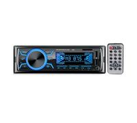 CIYODO Lecteur Mp3 de Voiture 12v Double Port USB, Écran Coloré et Support aux in, Télécommande Incluse, Compatible pour Voiture, Boîtier Plastique et Métal Noir