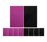 CIYODO Lot de 10 Cartes de Visite Métalliques Vierges pour Sublimation Fines en Aluminium 5 Noires et 5 Violettes Surface Lisse et Compatible Gravure pour Bureau et Impression