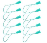CIYODO Lot de 10 Douilles E12 Vertes avec Câble en Plastique, Support Ampoule Adaptable pour Installations Modernes, Sécurité Maximale Assurée