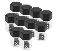 CIYODO Lot de 10 Faux Dés Magiques Petits, Accessoires de Magicien pour Farces et Spectacles, Dés Créatifs à Gadgets Portables pour Fêtes et Tours de Conjuration