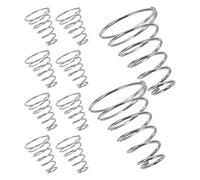 CIYODO Lot De 10 Ressorts De Rechange Pour Batterie Capuchon Arrière Ressort De Tour LED En Acier Inoxydable Capuchon Arrière En Métal Cône De Compression