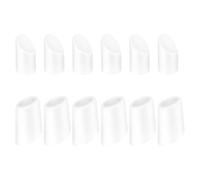 CIYODO Lot De 12 Protège-Becs Pour Bouilloire Et Théière Manchons Anti-Gouttes Et Anti-Fuites Accessoires Pour Théière Protège-Bec À Café Bouchon Anti-Gouttes Transparent