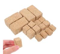 CIYODO Lot de 16 Sets de Mini Meules de Foin Décoratives 4 Formes en Matériaux Légers pour Décoration Ferme Bjd et Loisirs Créatifs Miniature