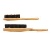 CIYODO Lot de 2 Brosses à Barbe et Cheveux pour Hommes, Poils Doux, Grosse et Petite Tailles, Brosses de Nettoyage pour Salon, Kit Coiffage Barbe et Cheveux Après Coupe, Usage