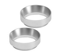 CIYODO Lot De 2 Doseurs Magnétiques En Aluminium Pour Machine À Expresso Porte-Filtre Universel Anneaux De Sécurité Accessoires En Alliage Distributeur De Café Entonnoir Doseur De