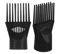 CIYODO Lot de 2 Embouts Peignes pour Sèche-cheveux - Embout Démêlant et Lissant - Accessoire Professionnel pour Cheveux Bouclés, Fins et Naturels - Contrôle Précis du Flux D’air