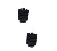 CIYODO Lot De 2 Filtres Dangle pour Aquarium Éponge Biochimique À 6 Couches Noir 8 X 5 5 X 16 Cm Système De Filtration Efficace