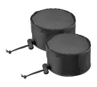 CIYODO Lot de 2 Filtres de Ventilation pour Tentes de Culture Housses de Protection Anti-Poussière en Tissu Oxford Grand Format 20X165 CM Bande Élastique et Boucle de Fixation