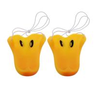 CIYODO Lot de 2 Masques à Nez de Canard en Latex Solide, Accessoires de Cosplay Amusants pour Garçon et Filles et Adultes, pour Déguisements Halloween, Fêtes et Anniversaires, Maintien