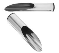 CIYODO Lot de 2 Mini Pelles de Jardin en Acier Inoxydable, Petite Pelle Ergonomique pour Pot de Fleurs, Outil Multifonction pour Creuser, Fertiliser et Désherber, pour Jardinage en