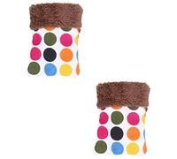 CIYODO Lot De 2 Nids Douillets pour Hamster Écureuil Cage Chaude Accessoires Petit Lit Aléatoire
