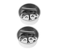 CIYODO Lot De 2 Outils De Fabrication De Boulettes De Viande En Métal Machine À Boulettes De Viande Manuelle