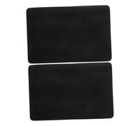 CIYODO Lot de 2 Tapis de Poker pour Magicien 30x40 Cm Noir, Tapis de Jeu Antidérapant en Tissu Doux, Accessoire pour Tours de Cartes et Pièces, pour Spectacle de Close-up et Fêtes