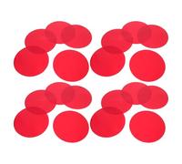 CIYODO Lot de 20 Filtres D’éclairage Rouges Auto-adhésifs en Pet 10 Cm, Feuilles de Correction des Couleurs pour Lampes D’Ambiance, Film Diffuseur de Lumière pour Studio, Maison