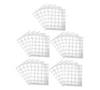 CIYODO Lot De 25 Feuilles Autocollantes Pour Extensions De Cils En Aluminium Étanches Rondes Pour Maquillage Palette De Cils