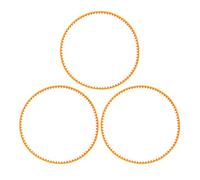 CIYODO Lot de 3 Courroies d'Entraînement de Rechange en Plastique pour Machine à Barbe à Papa Électrique Commerciale Accessoires Compatibles pour Pièces Détachées de Machines à