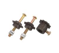 CIYODO Lot de 3 Engrenages Métalliques de Moteur et Latéraux 8 Mm pour Machine à Saucisses, Accessoires de Remplacement Solide pour Rouleau à Hot-dog, Compatibles la Cuisine