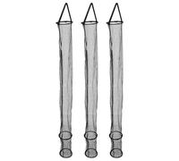 CIYODO Lot de 3 Filets Pliables pour Pêche aux Crevettes et Crabes Filet de Transport 15 M Poignée Noire Portable Panier de Stockage Compact pour Pêche en Rivière et Extérieur