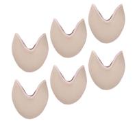 CIYODO Lot de 3 Paires de Protège-Orteils en Tricot Respirant Couleur Chair Coussinets Antidérapants pour Pantoufles de Ballet Protection Douce des Pointes pour Femmes et Filles pour