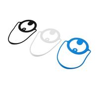 CIYODO Lot de 3 Porte-gobelets en Silicone Poignée Résistante, Manchon Isolant pour Café et Thé, pour Bureau et Boissons à Emporter