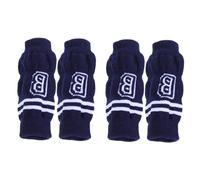 CIYODO Lot De 4 Coudières pour Animaux De Compagnie Protège-Articulations Manchons Élastiques pour Pattes d'animaux Chaussettes pour Petits Chiens Coudières pour Animaux De