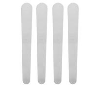 CIYODO Lot de 4 Cuillères à Garniture en Acier Inoxydable pour Fabriquer des Raviolis et Wontons, Ustensiles Cuisine Pratiques pour Mélanger et Prélever la Farce en Restaurant Cuisine