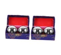 CIYODO Lot De 4 Petites Balles De Méditation Balles De Médecine Chinoise Pour Les Mains Des Tissus Profonds Pour Les Mains